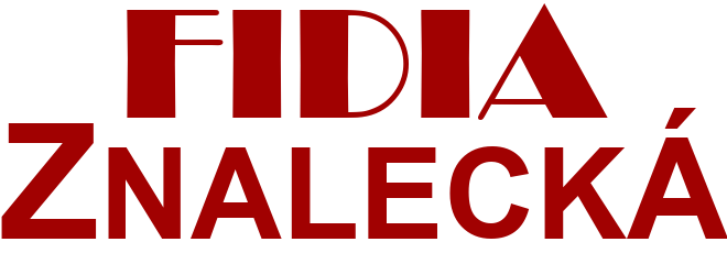 logo FIDIA Znalecká - červená